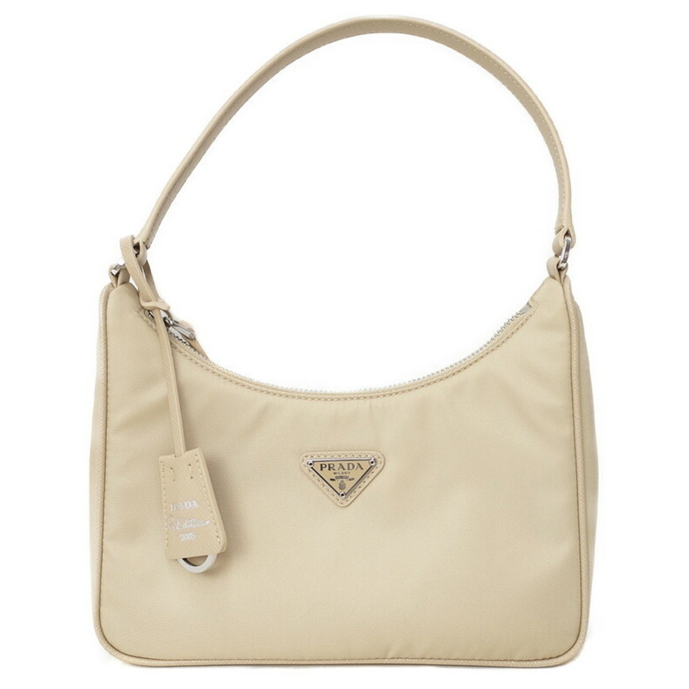 Prada ReEdition 2000 Tessuto Hobo Bag White